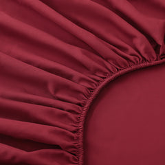 Wine red four-piece suit Q
