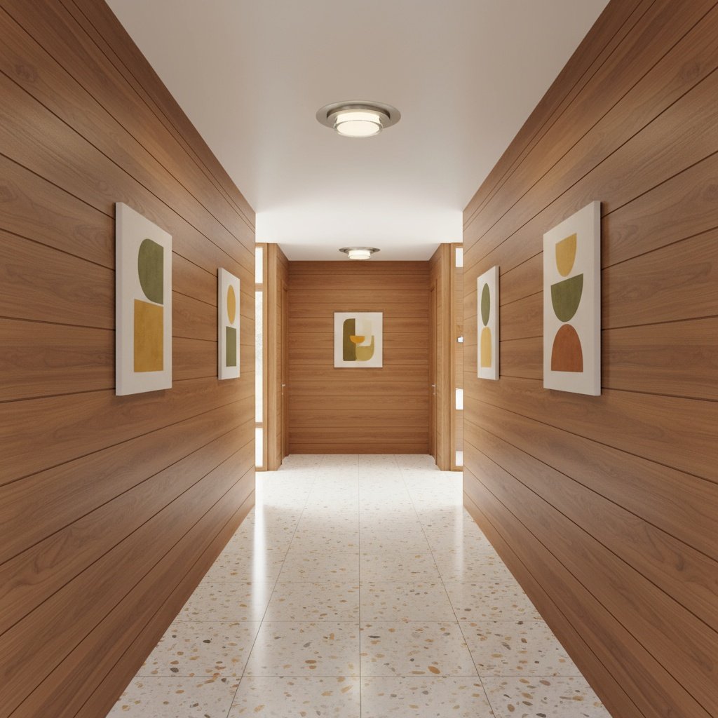 16 inch Square Chrome Integrated LED Flush Mount