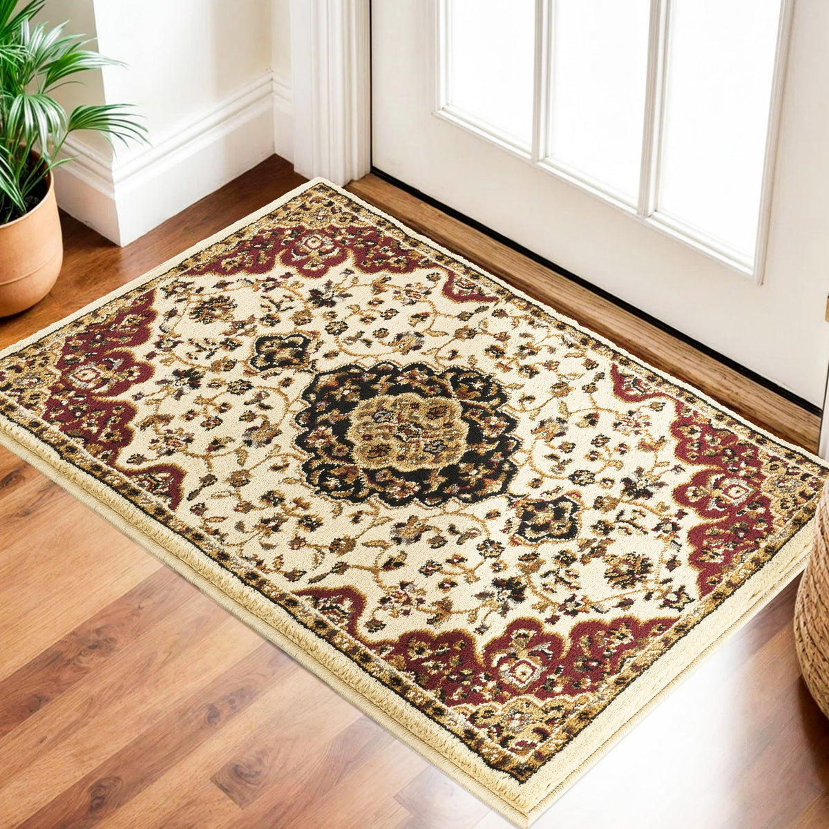 Classic GC_VIN5001 Cream 2 ft. x 3 ft. Area Rug