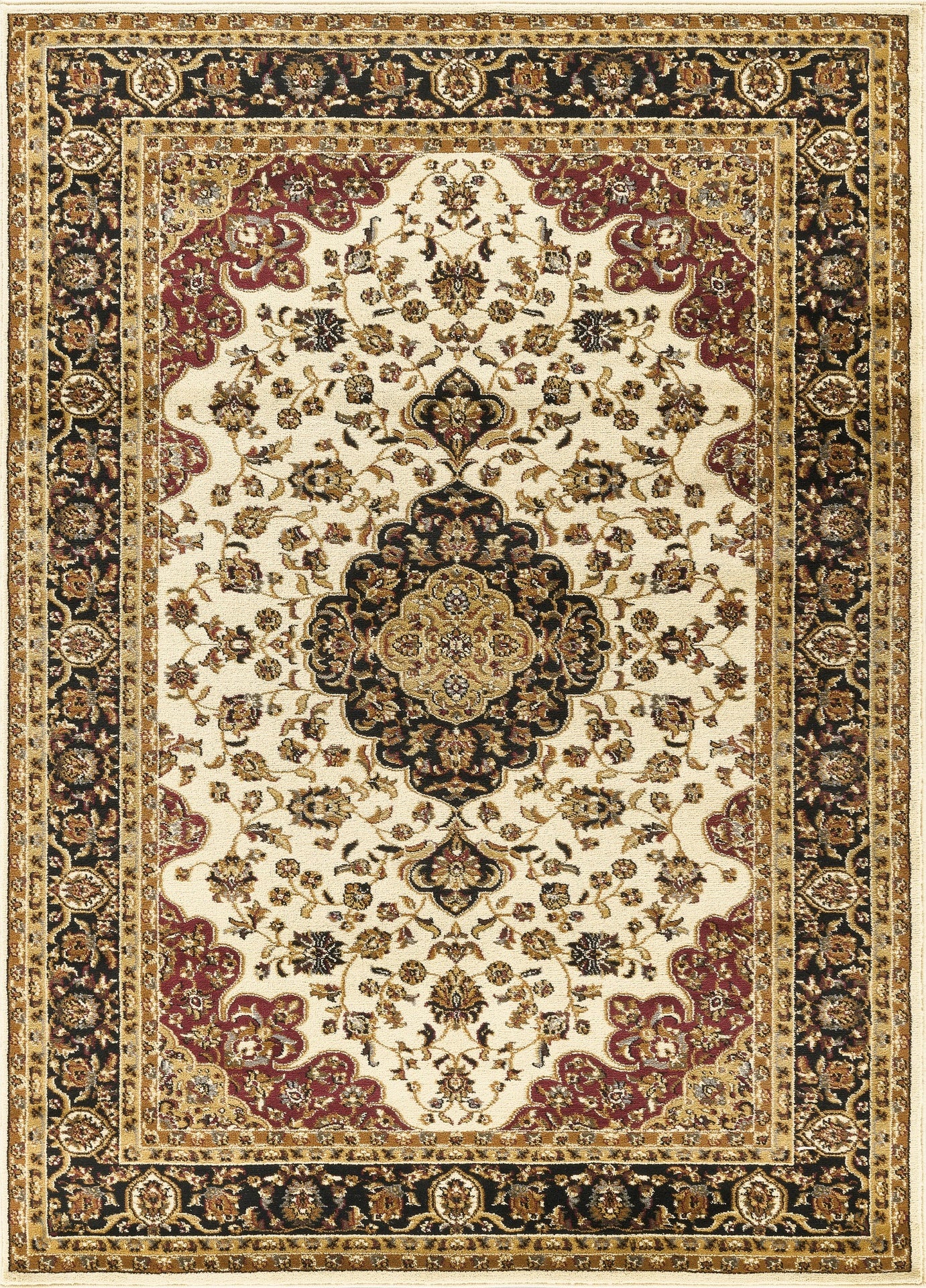 Classic GC_VIN5001 Cream 2 ft. x 3 ft. Area Rug