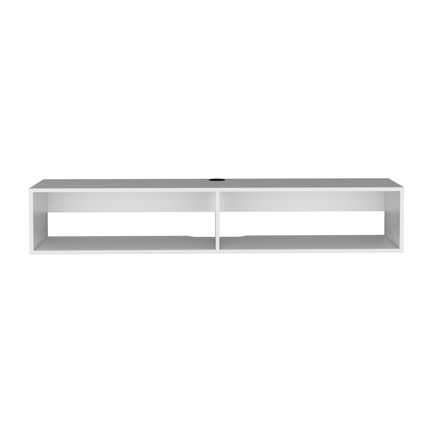 Floating Tv Stand Moore, Living Room, White