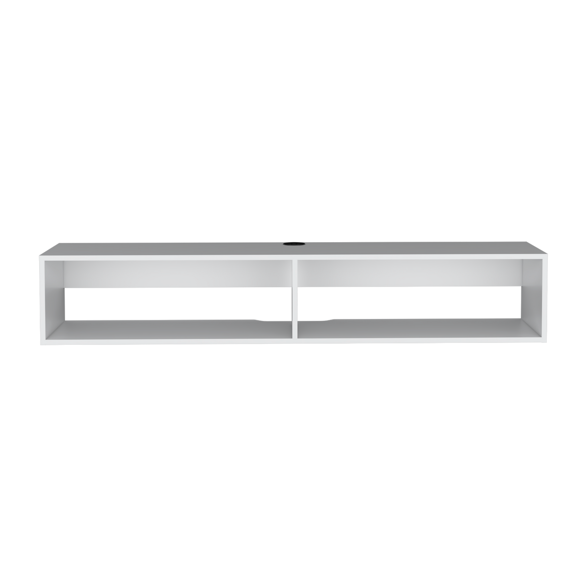 Floating Tv Stand Moore, Living Room, White