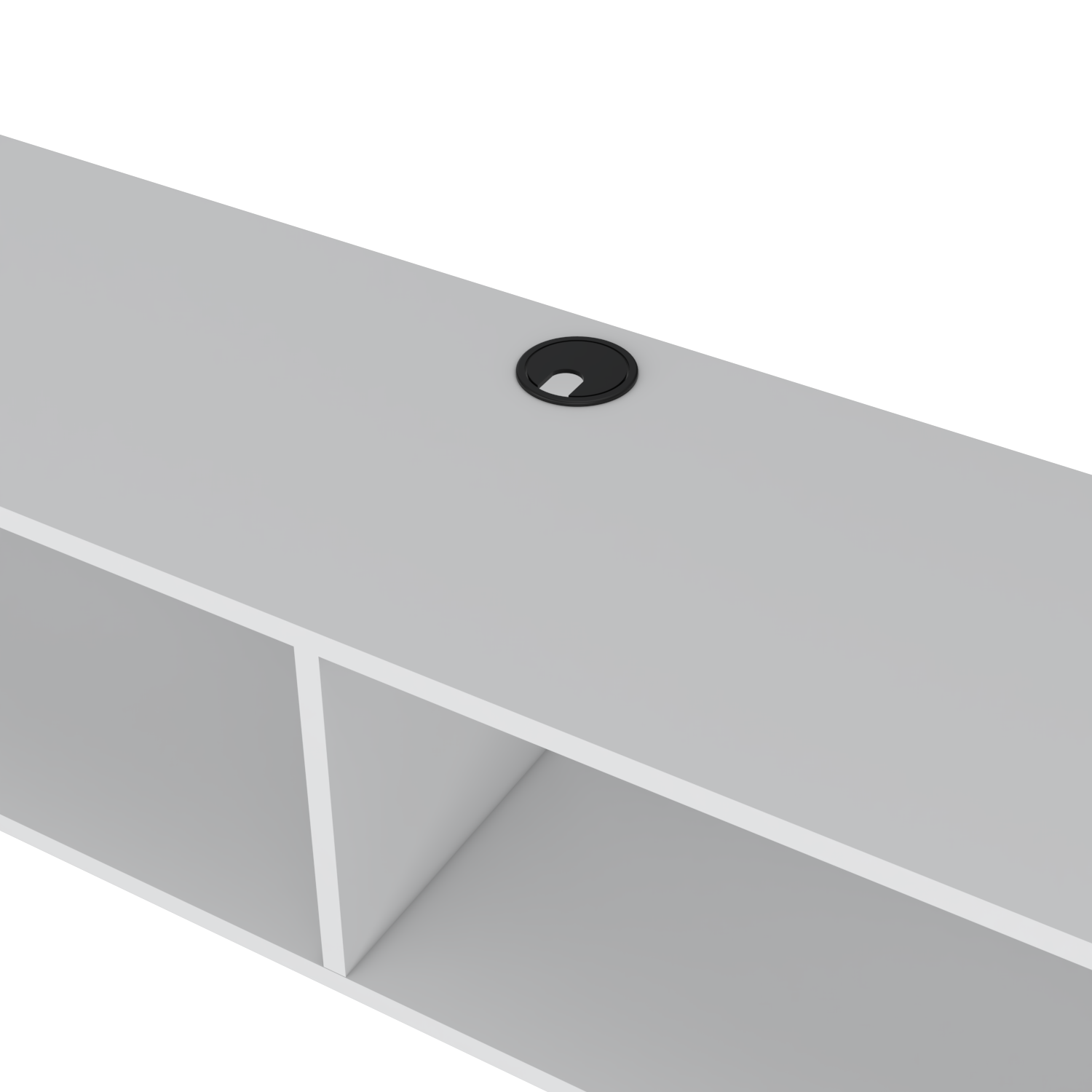 Floating Tv Stand Moore, Living Room, White
