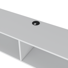 Floating Tv Stand Moore, Living Room, White