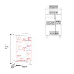 Lakin Shoe Rack, Bedroom, White