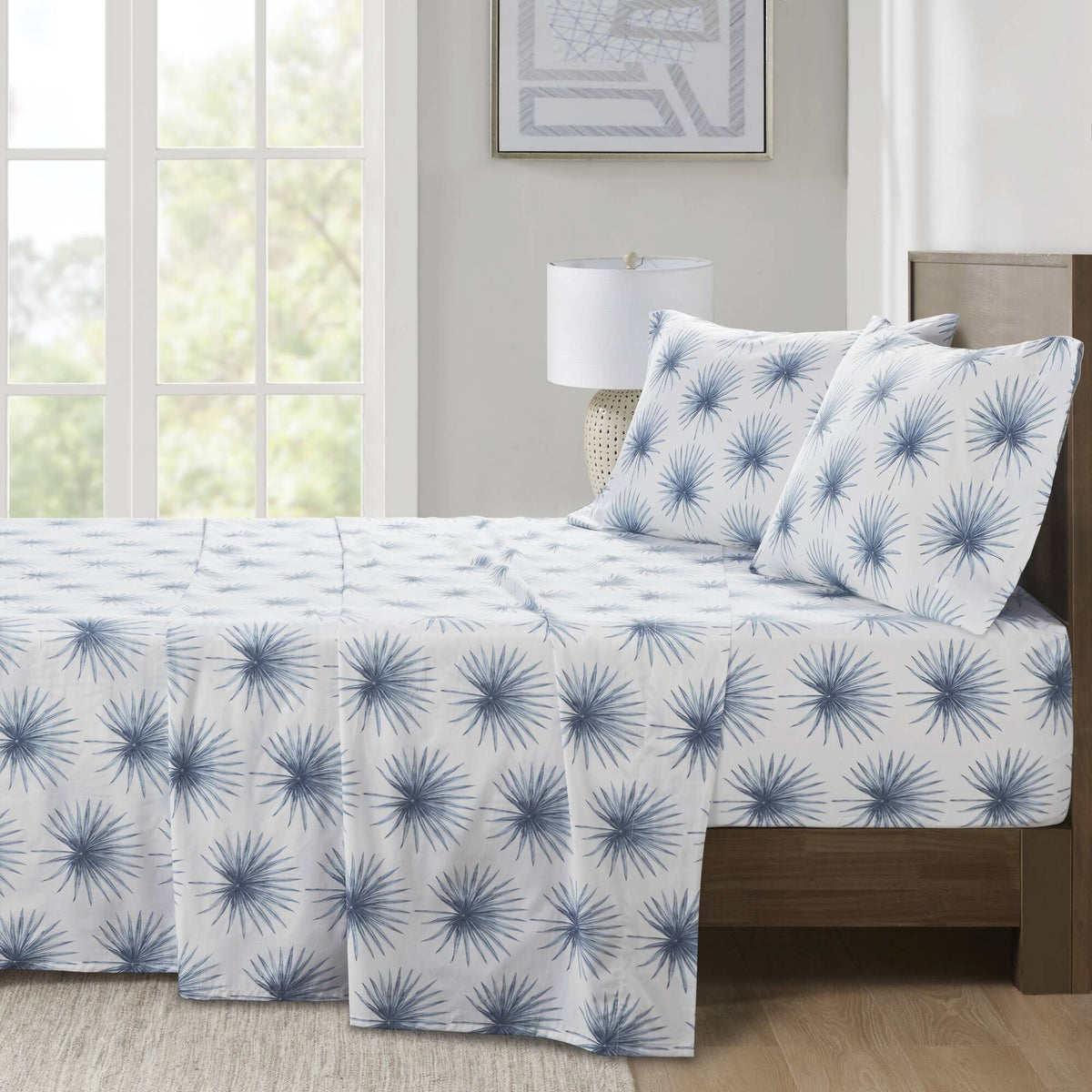 200 Thread Count Printed Cotton Sheet Set Full