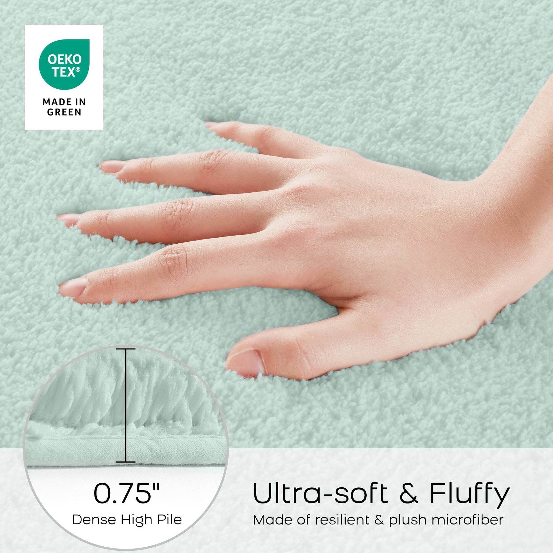 1PC 24x72" Bath Rug