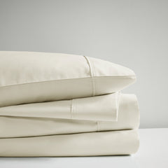 4-Piece Full HeiQ Smart Temperature Cotton Blend Sheet Set, Ivory