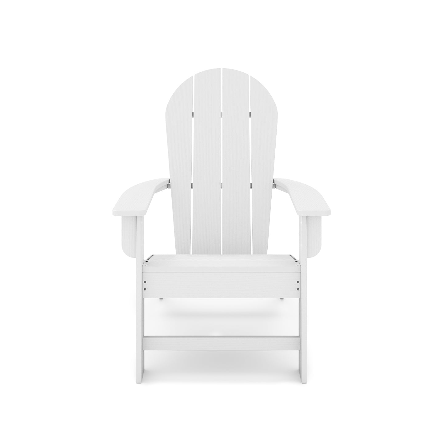 White Adirondack Chair – Premium HDPE Poly Lumber for Pool, Patio, and Garden Elegance