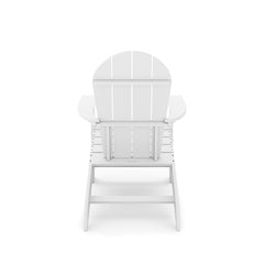 White Adirondack Chair – Premium HDPE Poly Lumber for Pool, Patio, and Garden Elegance
