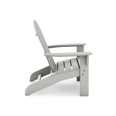 Dark Gray Adirondack Chair – Premium HDPE Poly Lumber for Pool, Patio, and Garden Elegance