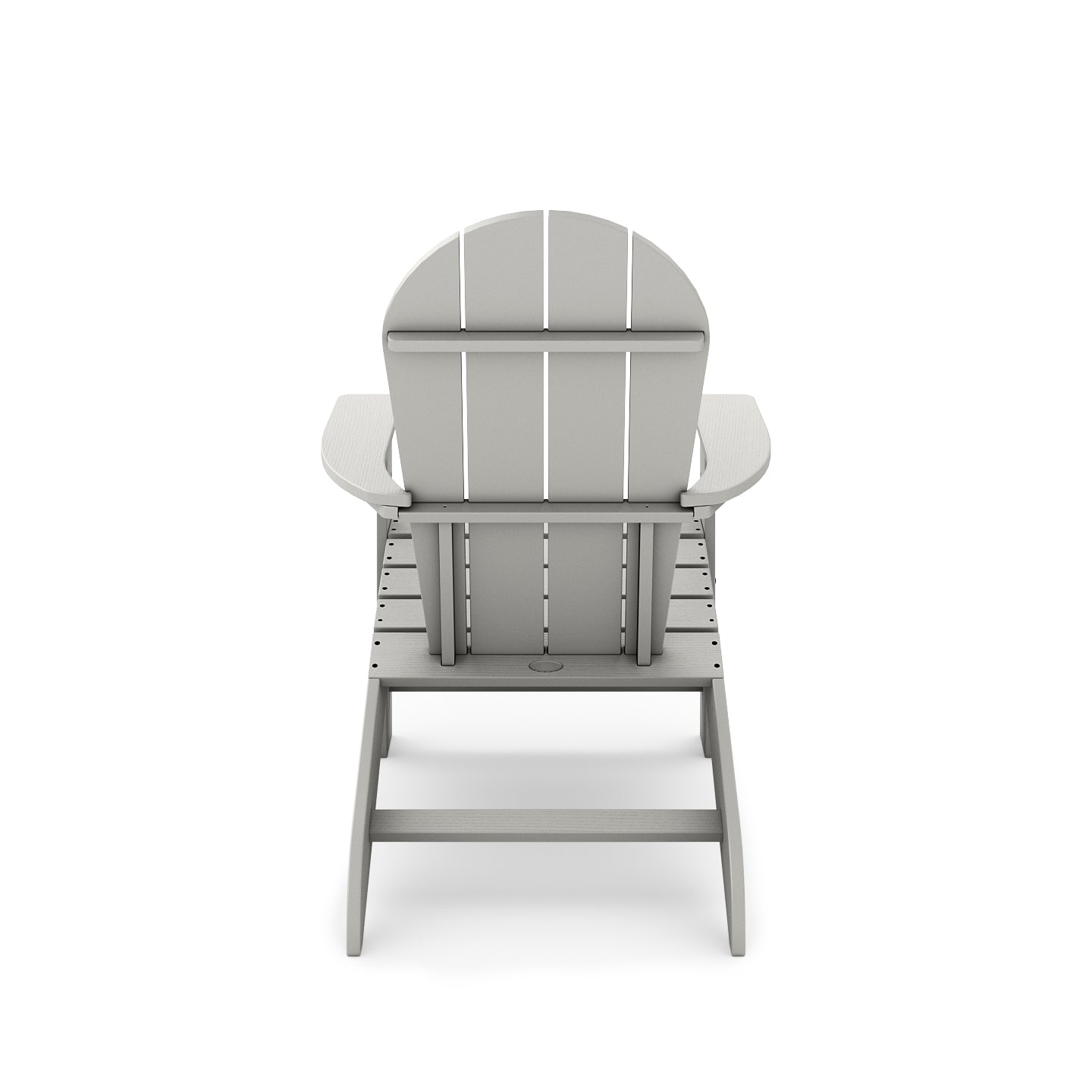 Dark Gray Adirondack Chair – Premium HDPE Poly Lumber for Pool, Patio, and Garden Elegance