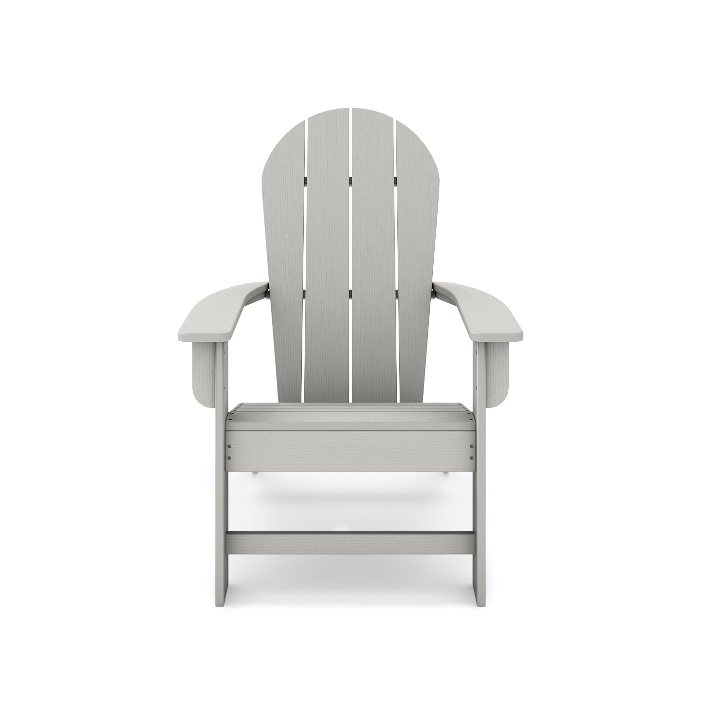 Dark Gray Adirondack Chair – Premium HDPE Poly Lumber for Pool, Patio, and Garden Elegance