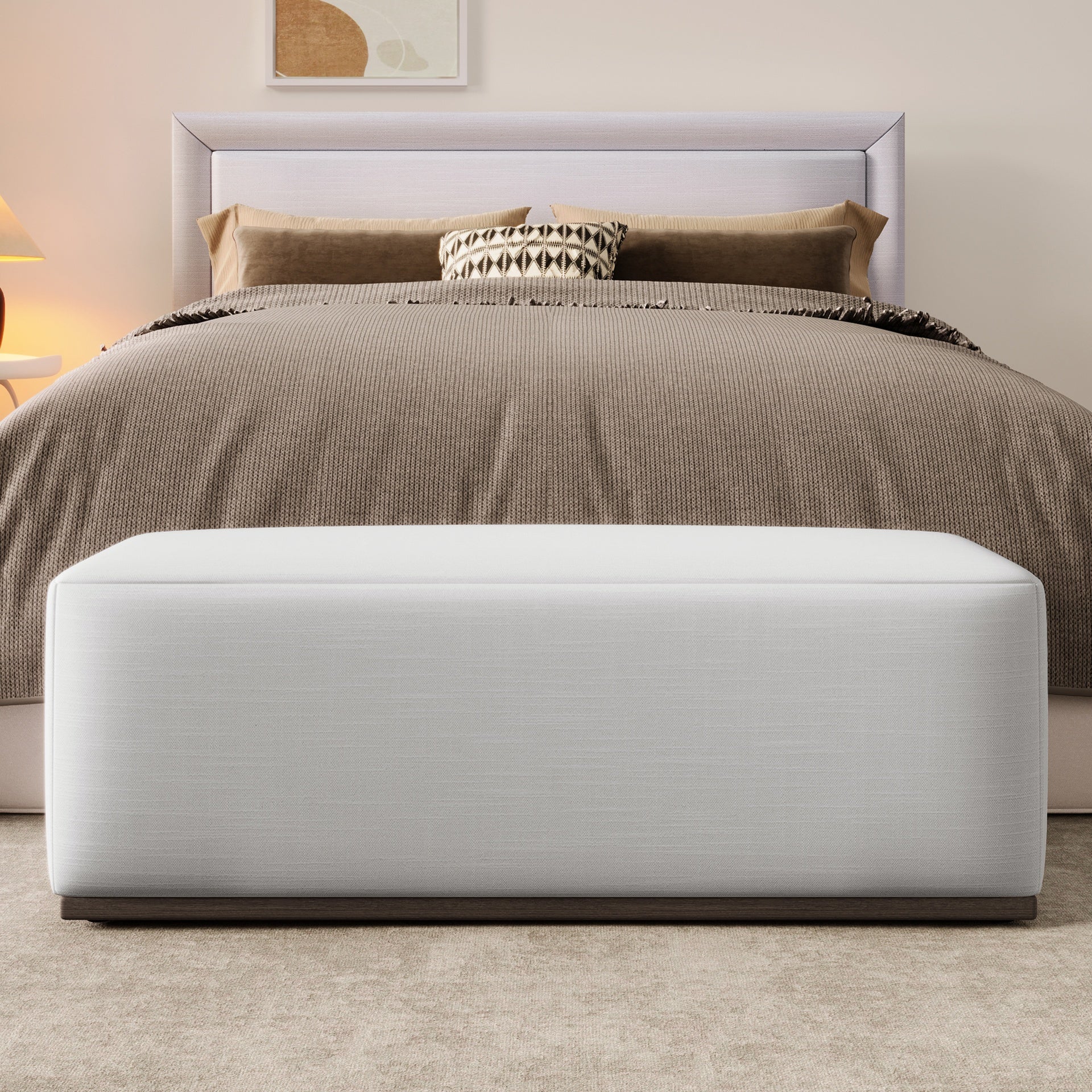 Simple and elegant footstool-Unlock a new experience of comfortable home