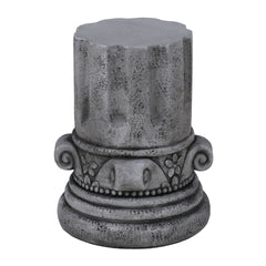 Cement Outdoor End Tables for Patio, GardenAccent Table, Modern Small Round Side Tablefor Outside, Tree Stump Garden Stool DrumTable indoor and Outdoor