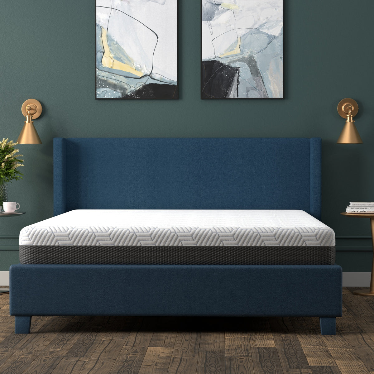 Omne Fria 8 Inch Queen Firm Mattress With Cooling Cover