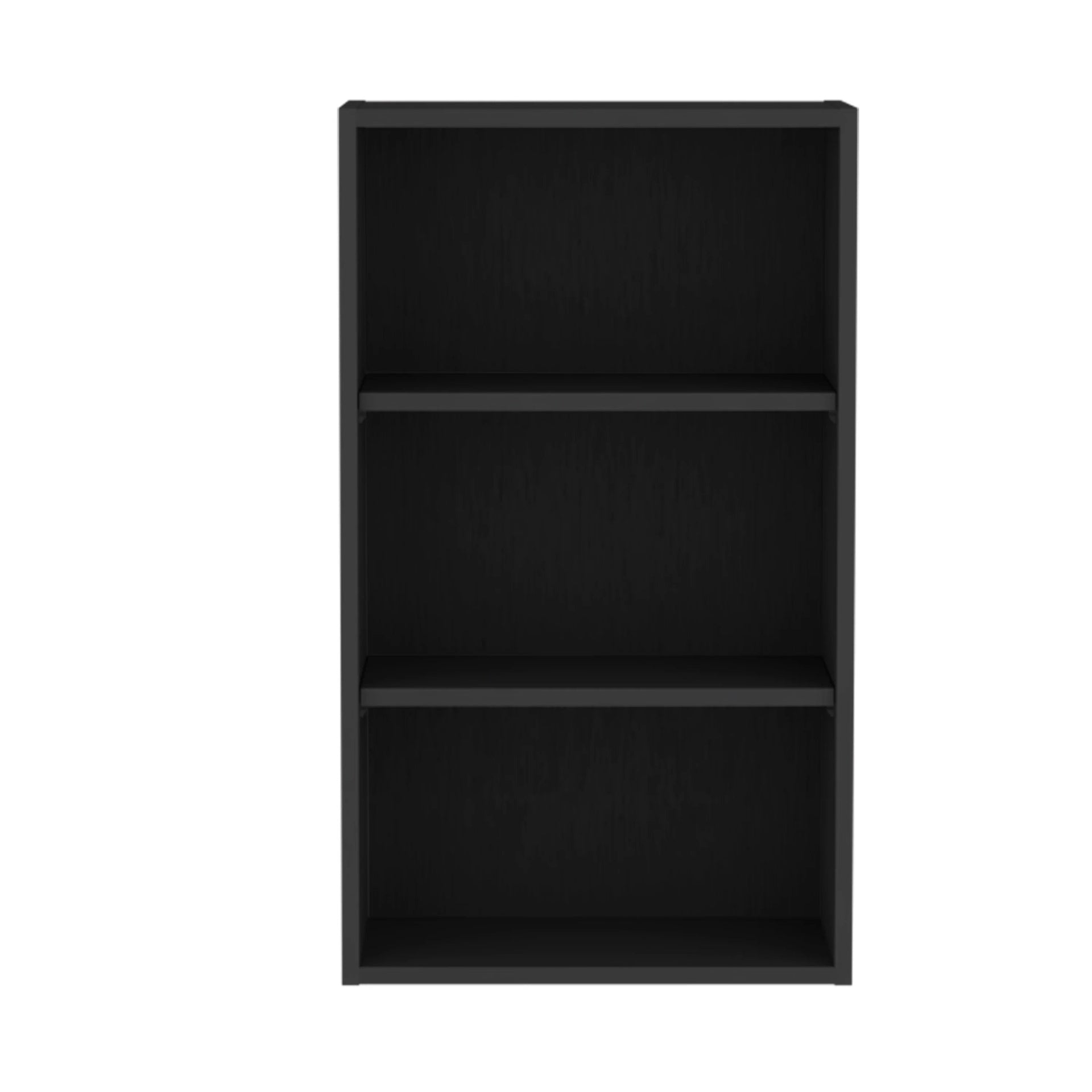 Wenge Wall Cabinet with Open Storage