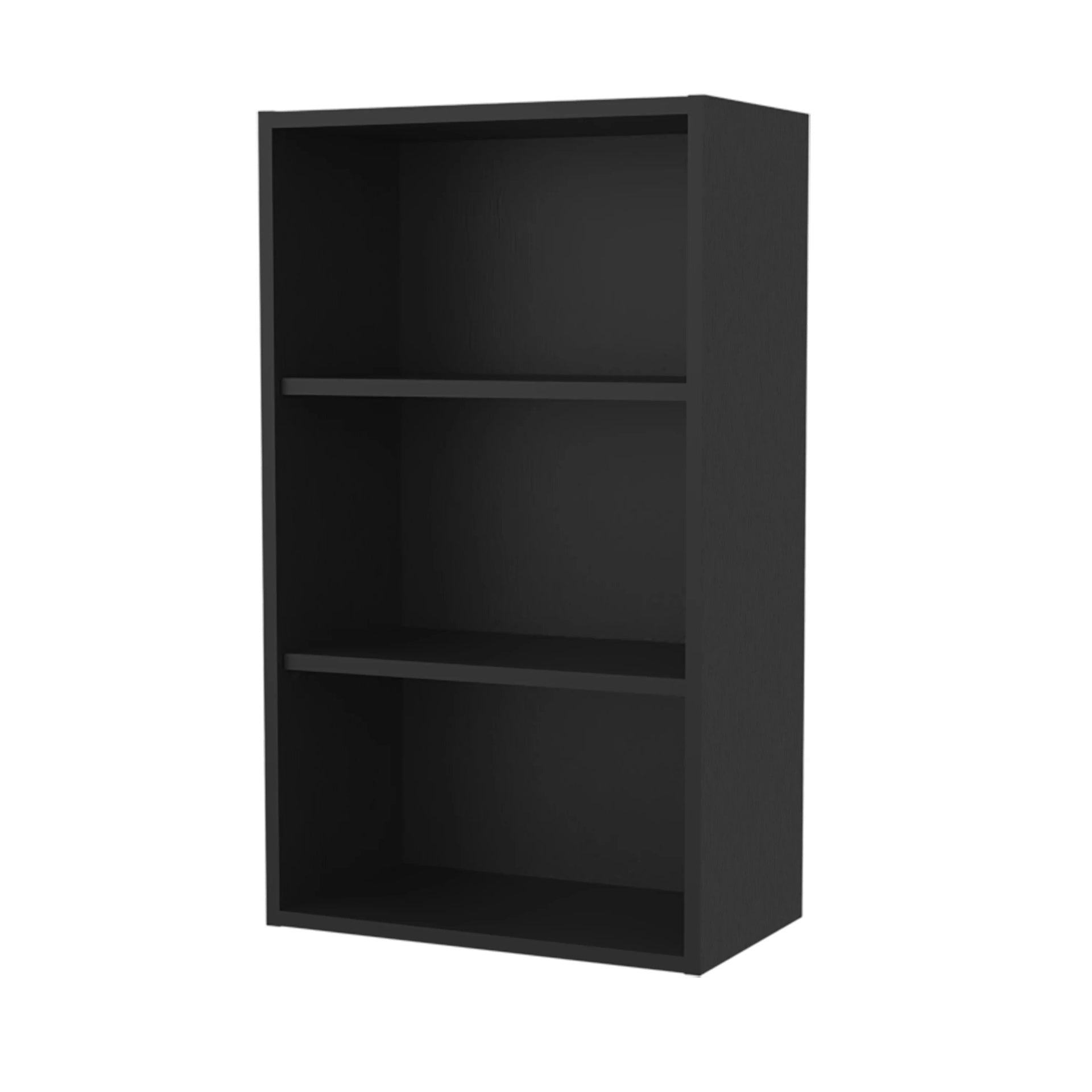 Wenge Wall Cabinet with Open Storage
