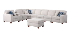 Ted Sectional Sofa with Ottoman