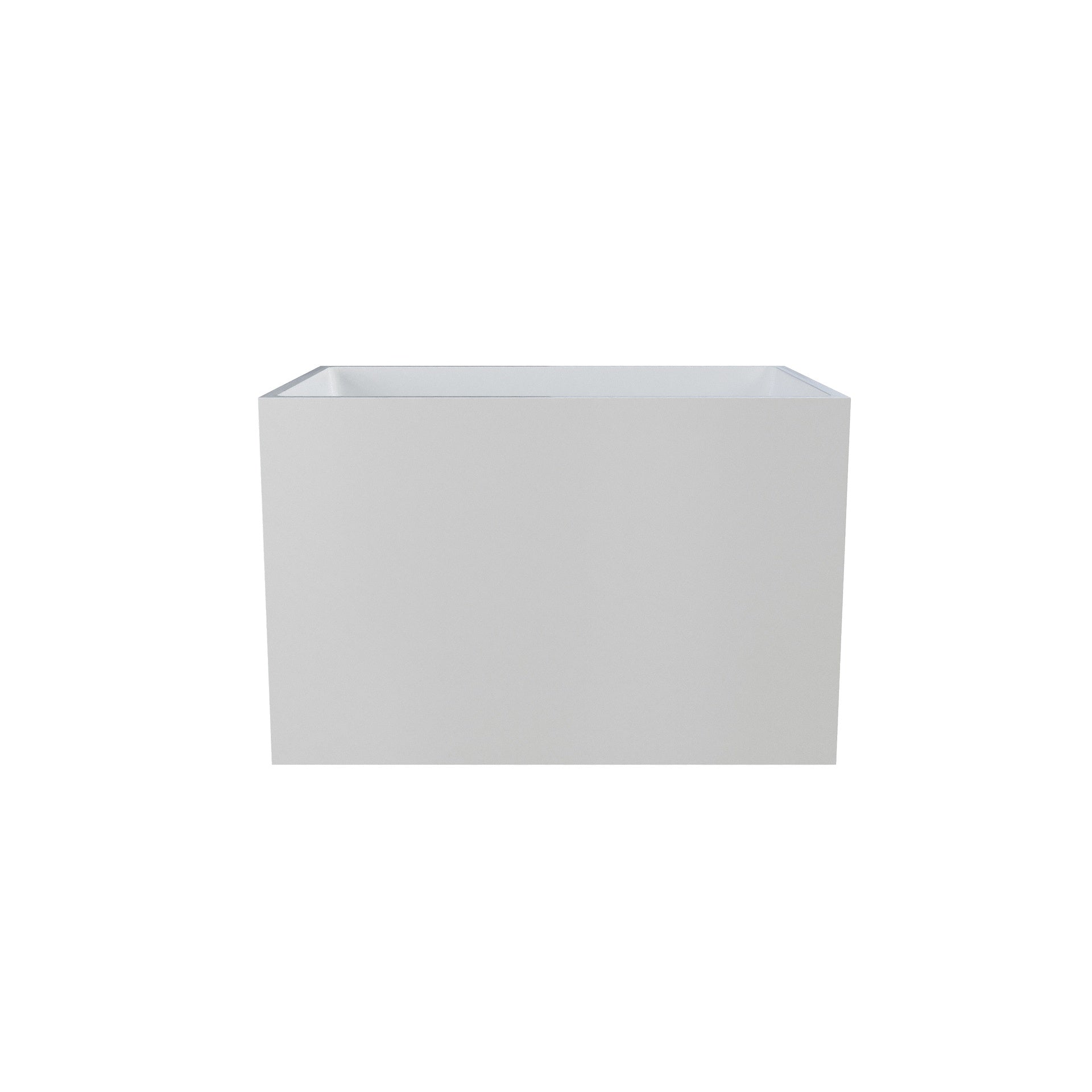 39"×28" Free Standing Soaker Acrylic Bath-tubs, Rectangular Shape White Soaker Hot Tub