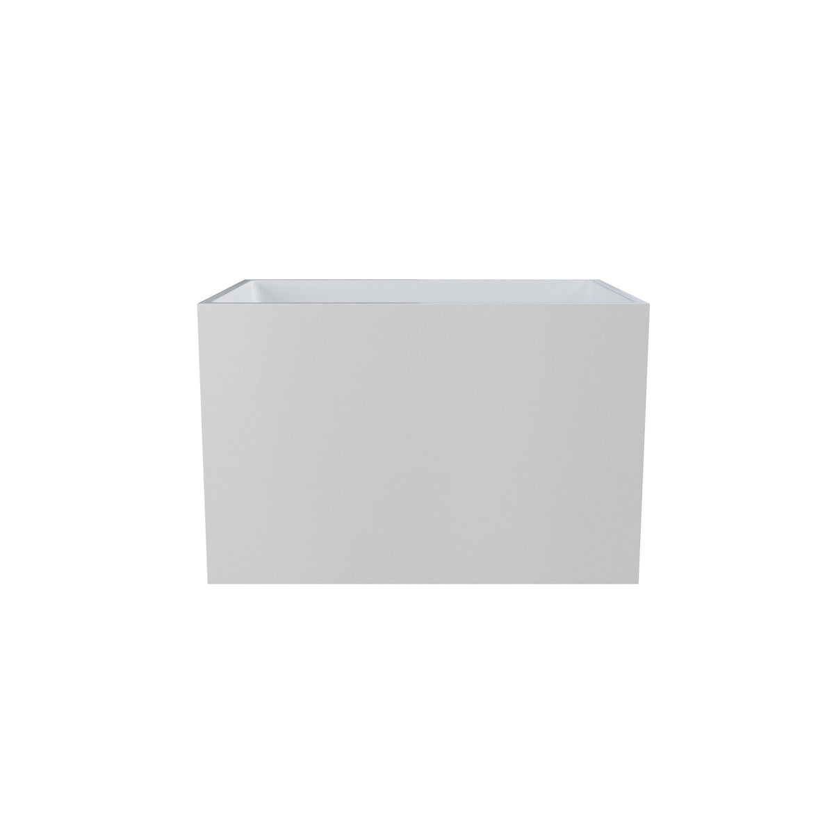 39"×28" Free Standing Soaker Acrylic Bath-tubs, Rectangular Shape White Soaker Hot Tub
