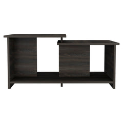 Coffee Table Rochester, Lower Open Shelf, Carbon Espresso Finish
