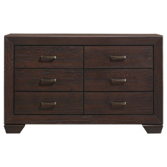 Harrison Dark Cocoa 6-drawer Dresser