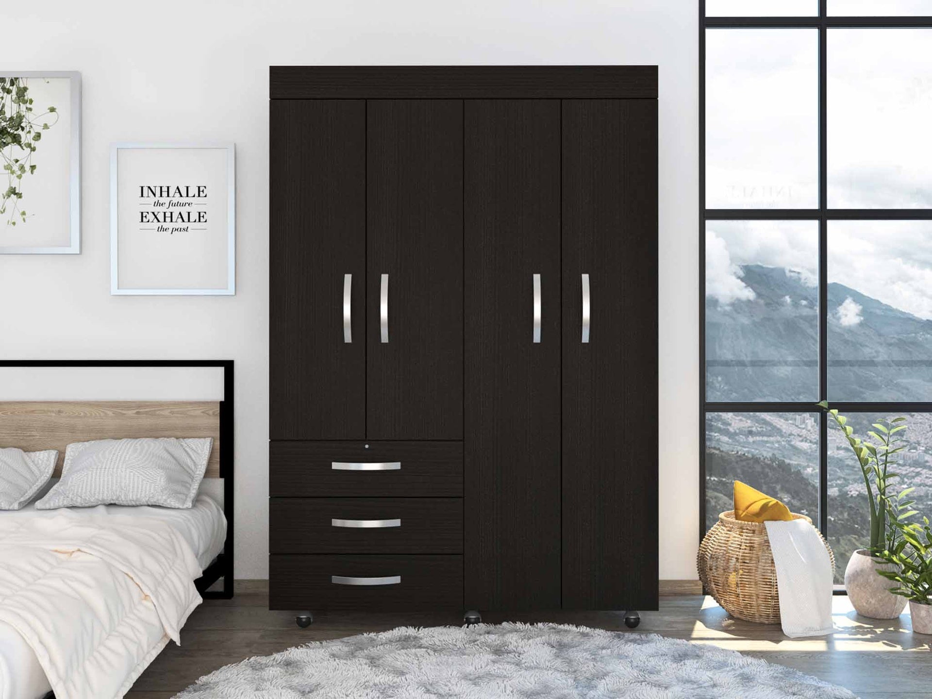 3-Drawer Armoire  Wenge