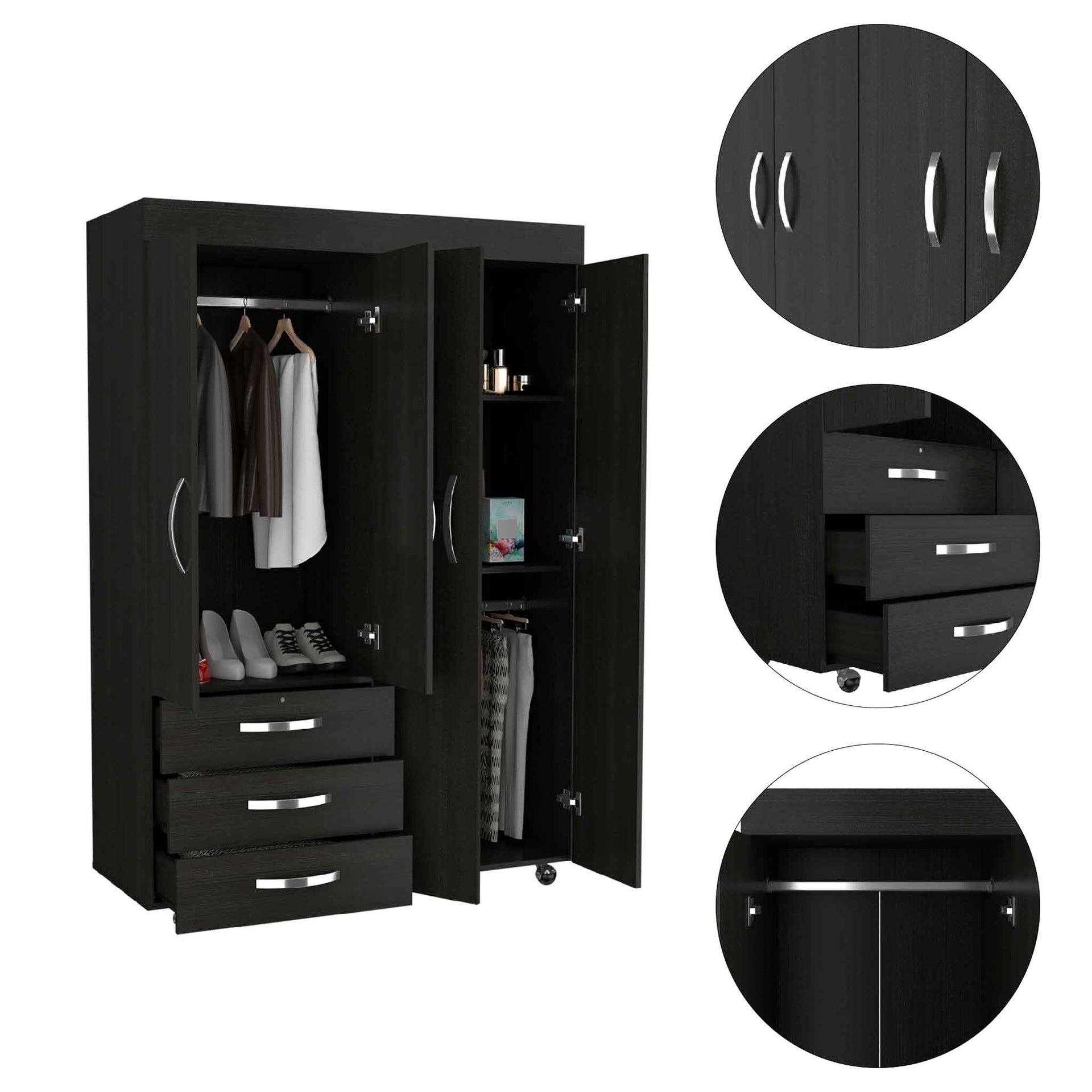 3-Drawer Armoire  Wenge