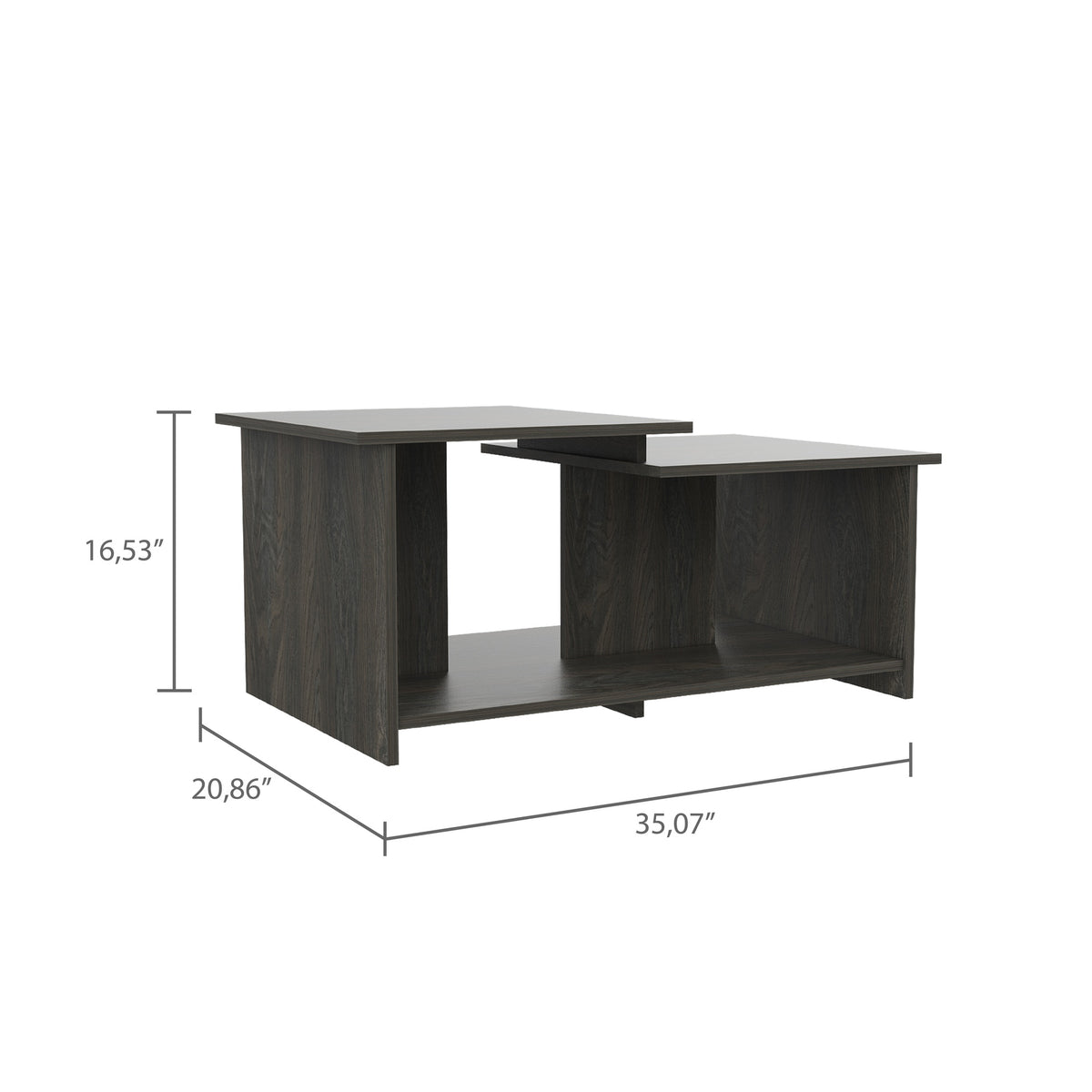 1-Shelf Coffee Table Wenge