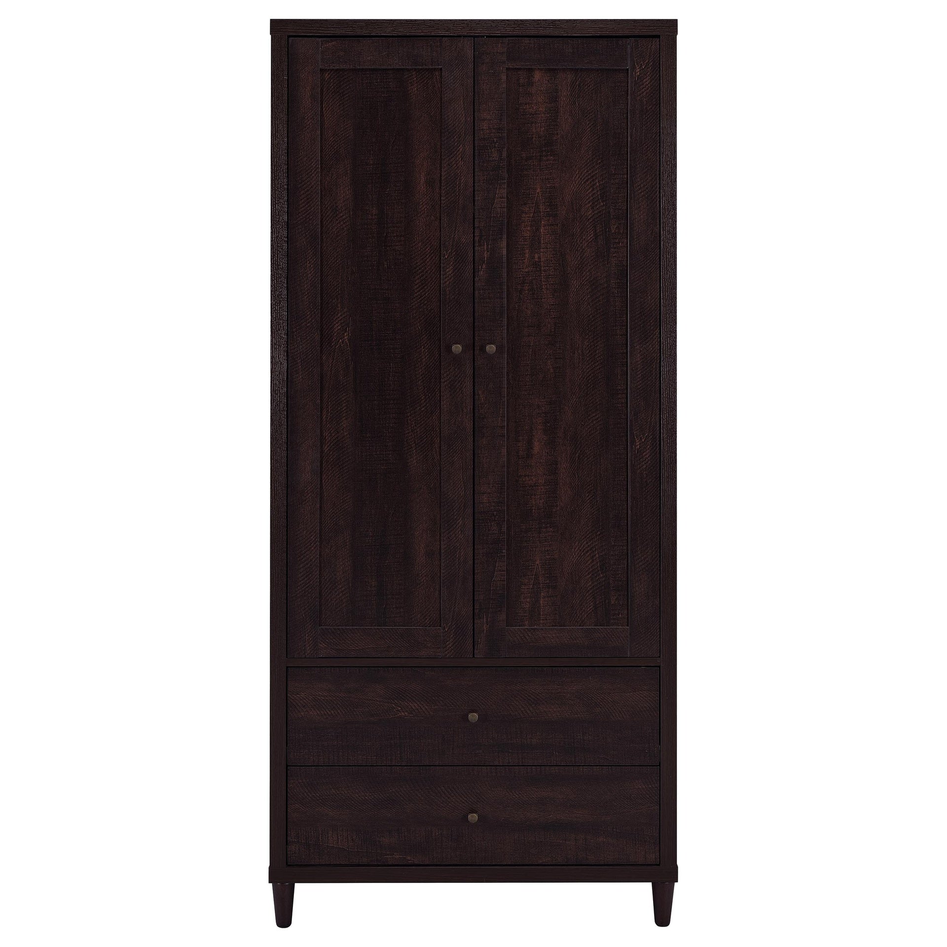 Nestor Tobacco 2-drawer Tall Accent Cabinet with 2 Doors