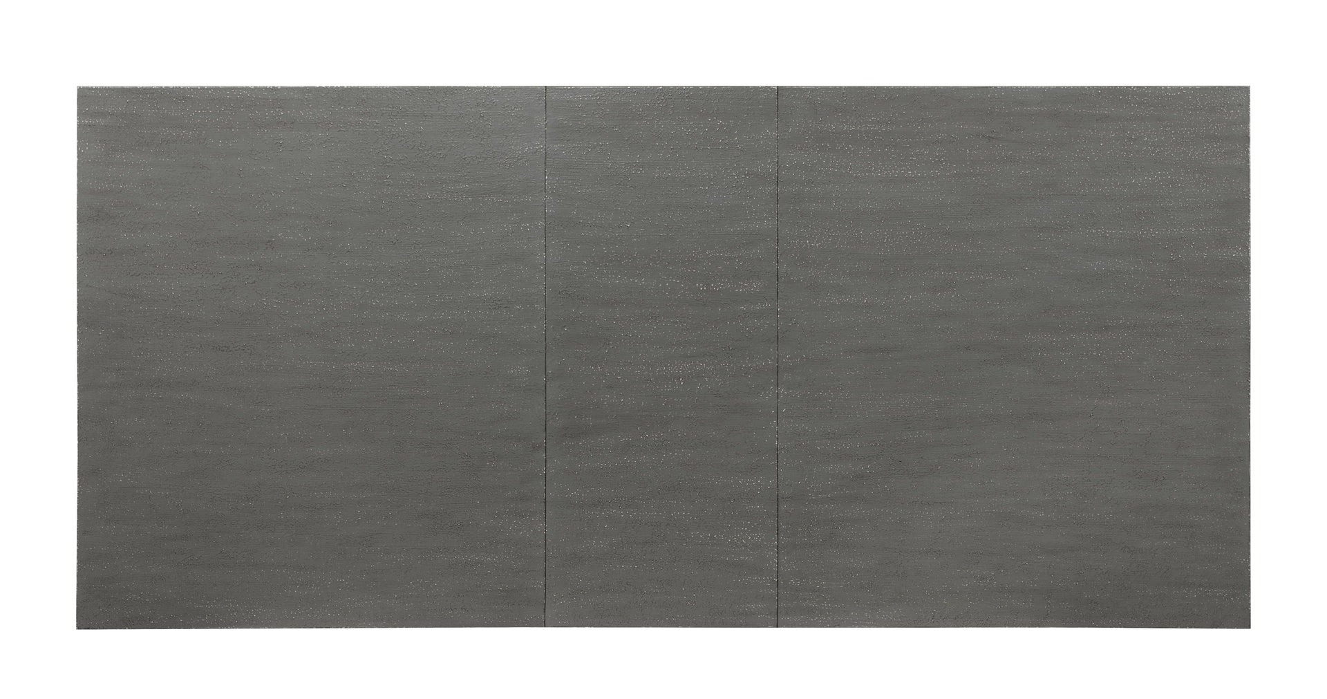 Katia Rustic Gray & Weathered White Finish Dining Table W/Leaf