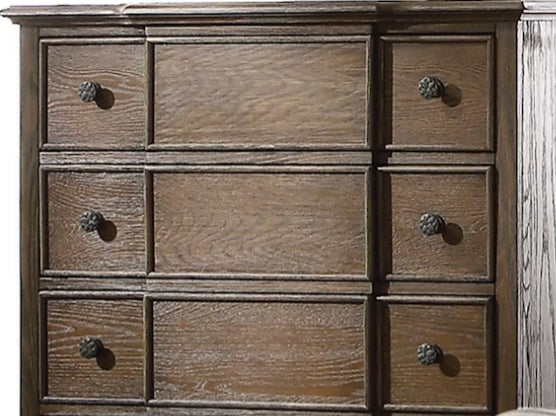 Baudouin Weathered Oak Finish Chest