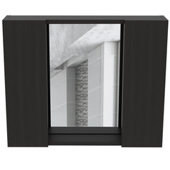 Wenge 1-Drawer Medicine Cabinet