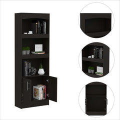 Shell Beach 1-Drawer 3-Shelf Bookcase Wenge