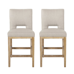 27 Inch Counter Stools, Set of 2,Fabric