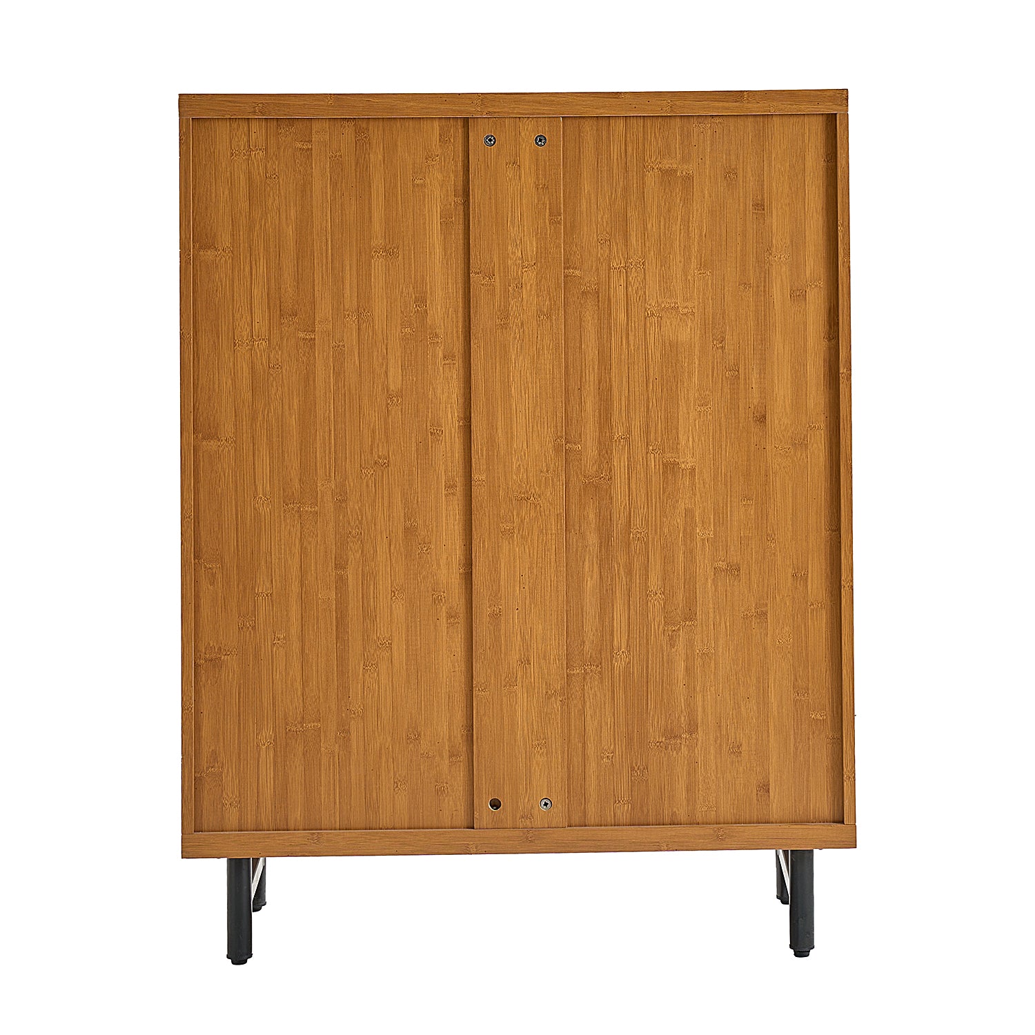 Shoe Cabinet with Shutter Doors, 6-Tier Entryway Shoe Cabinet with Adjustable Shelves, Wooden Modern Rack Organizer for Entryway, Hallway, Closet, Living Room, Walnut