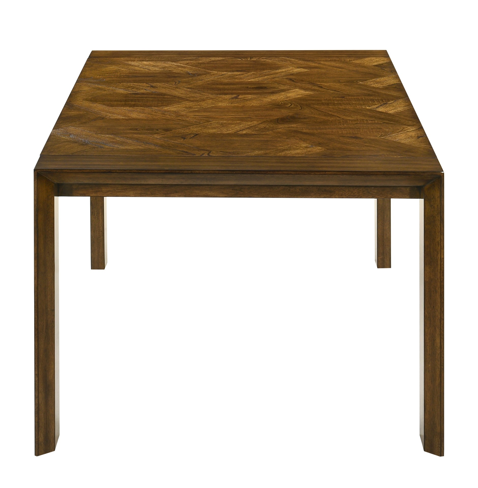 5pc Rectangular Dining Table Handcrafted Feel Solid Wood Tailored Chairs Tufted Upholstered Soft Neutral Fabric Wooden Dining Room Furniture