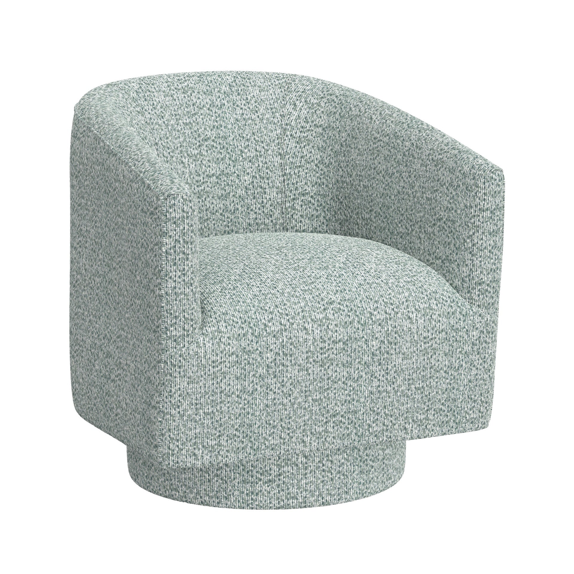 Blue Swivel Accent Chair