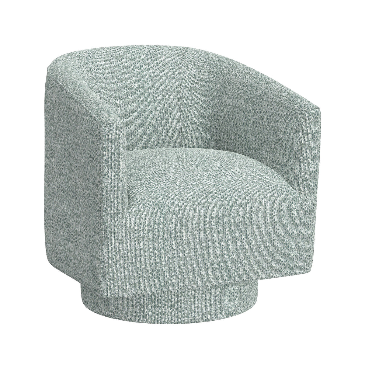 Blue Swivel Accent Chair