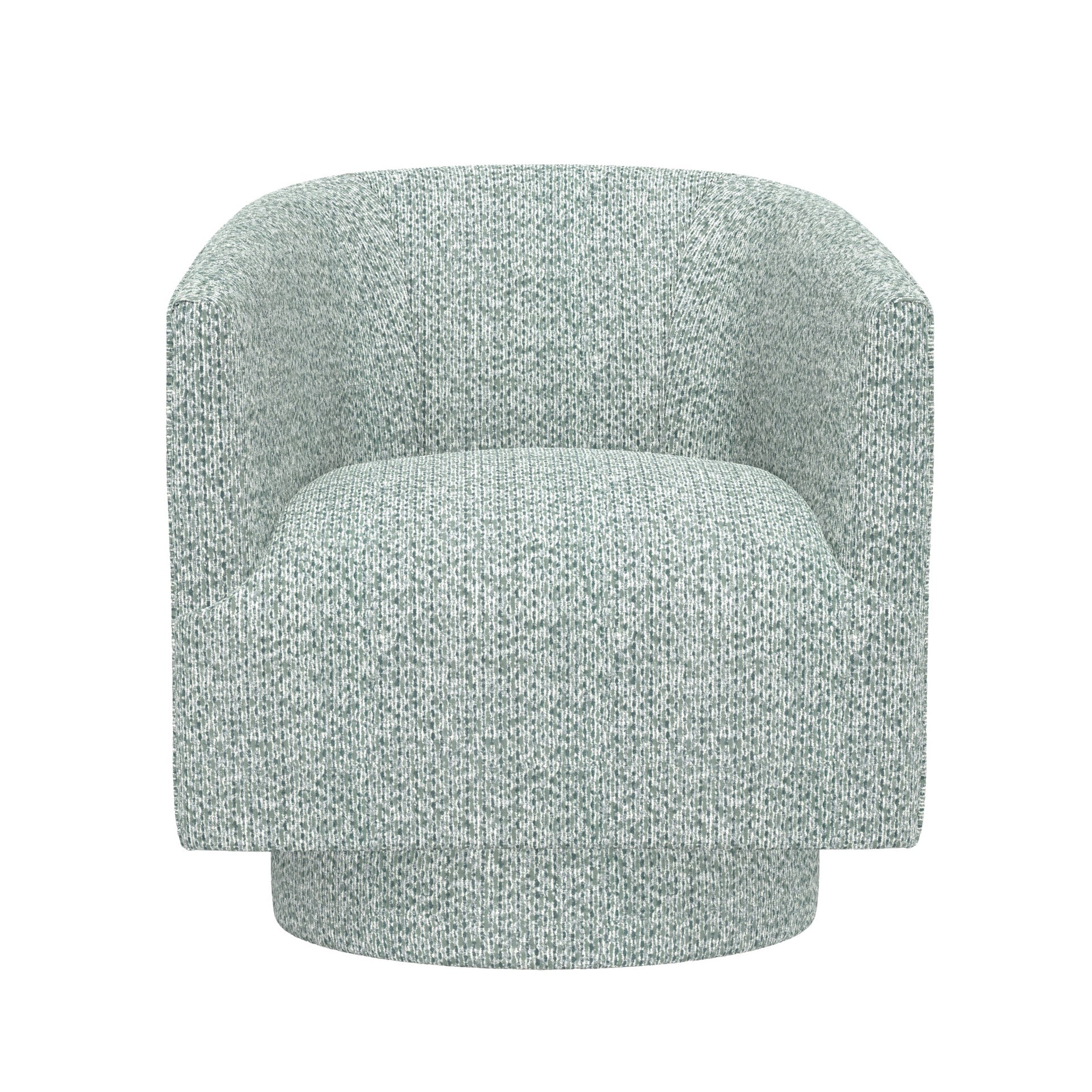Blue Swivel Accent Chair