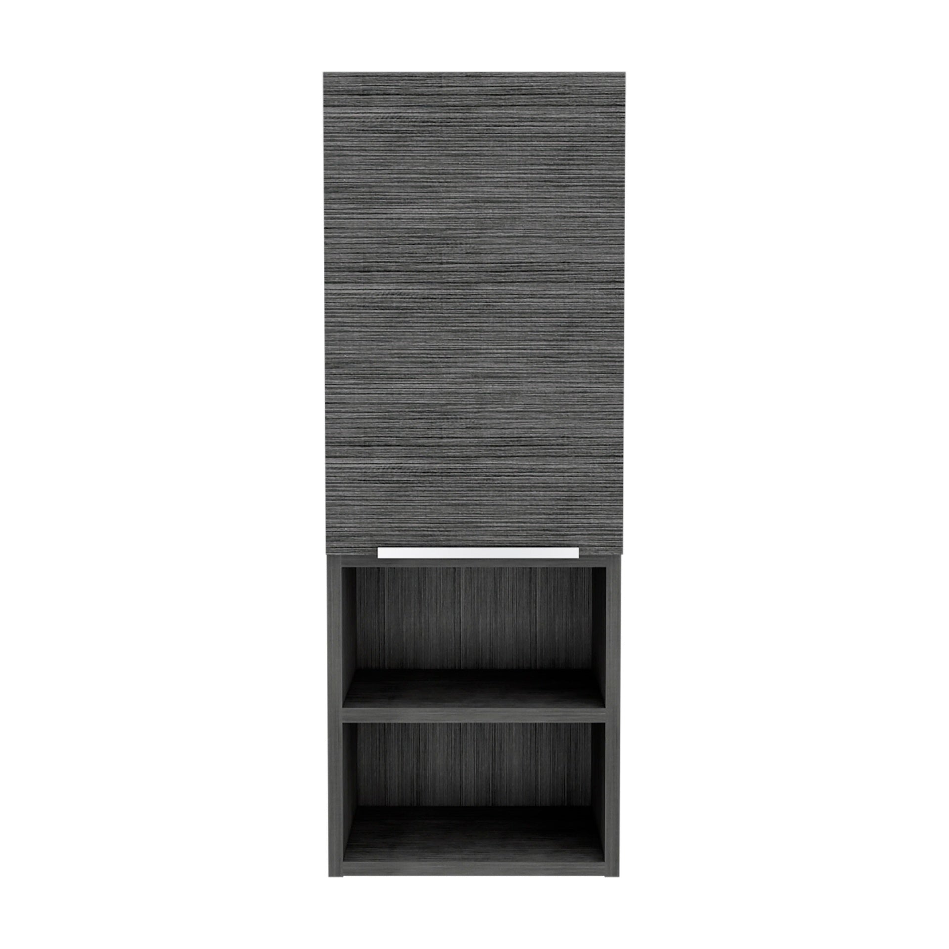 Miami Single Door Pantry, Four Shelves