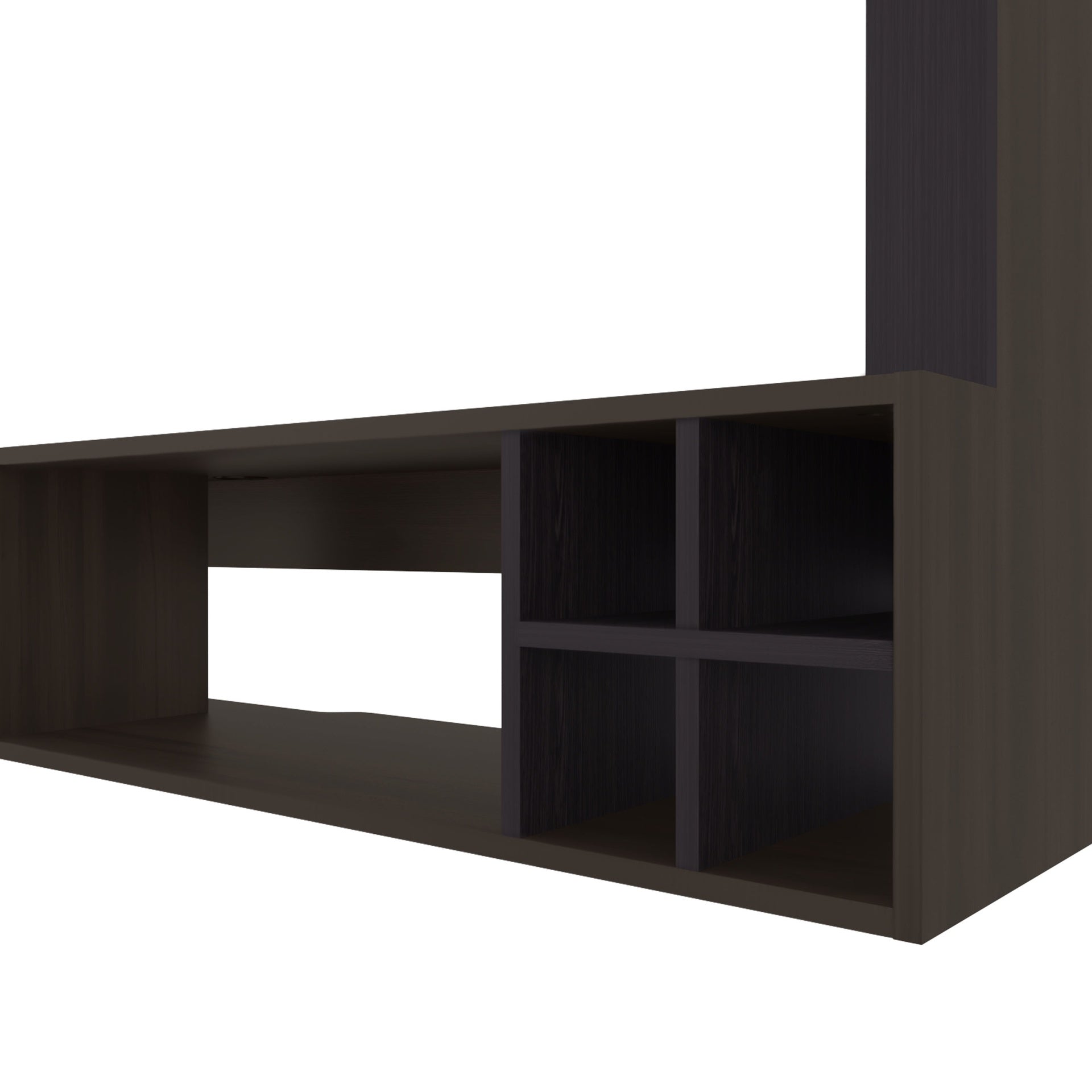 Franklin Entertainment Center with Open Storagand Storage Wine , Wenge