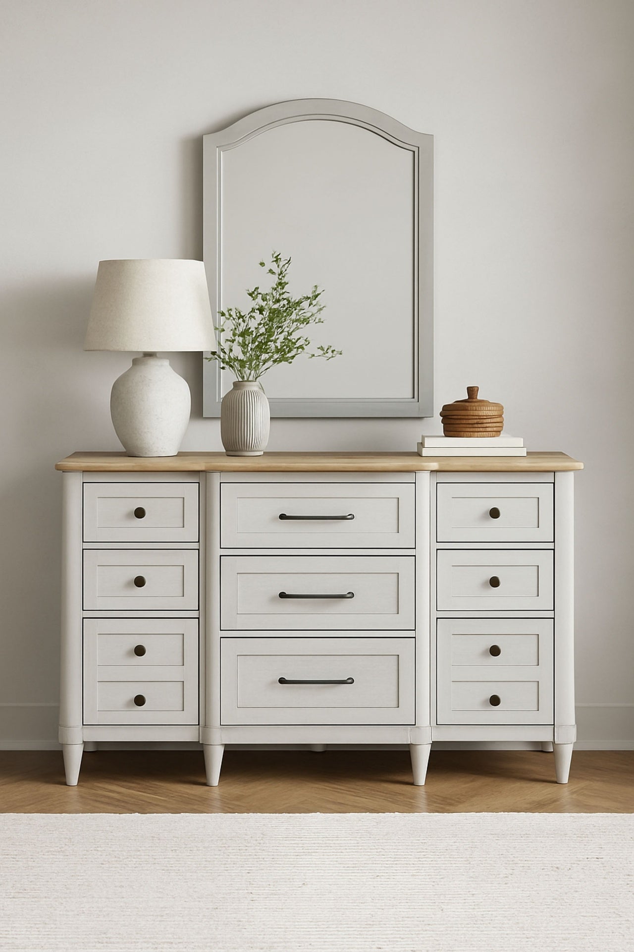 Small Teen Dresser - Cement and Sand
