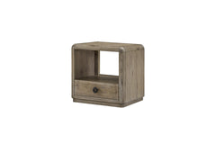 Knotty English Oak End Table
