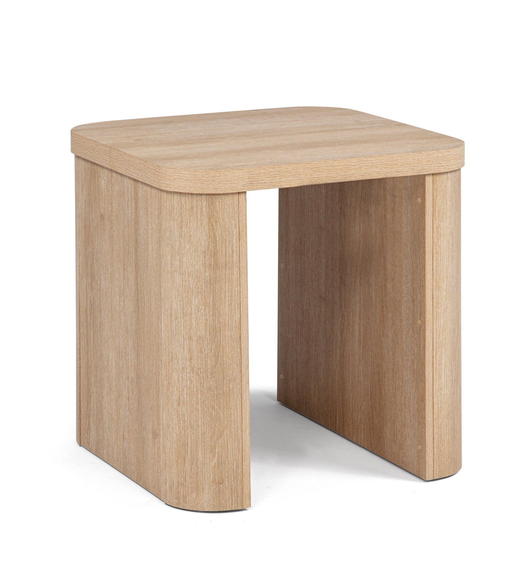 3pc Beautifully Crafted Three-piece Set Natural Charm Warm Wood-inspired Finish Curved Edges Coffee Table Features Hidden Casters Wooden Living Room Furniture