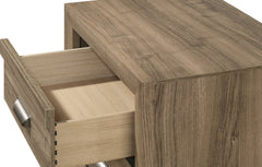 1pc Contemporary Style Five Drawers Storage Tall Chest Wooden Bedroom Furniture Light Brown Warm Wood Finish