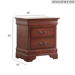 Elegant Traditional Cherry Nightstand
