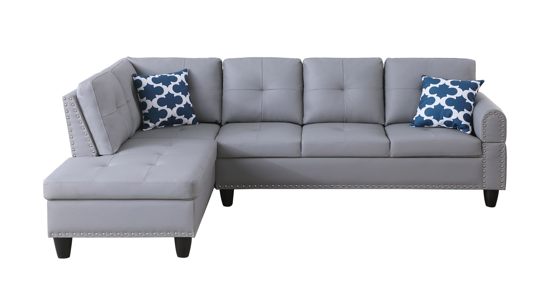 2 - Piece Irine Faux Leather Sectional Sofa