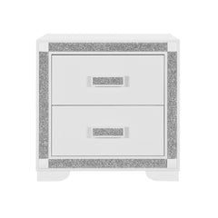 Soulmarie White Nightstand
